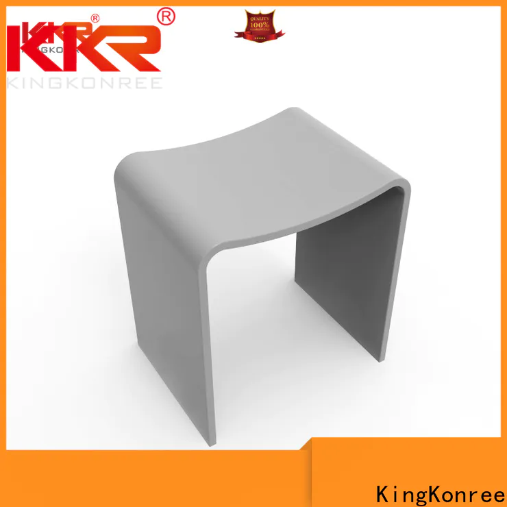 KingKonree corner shower stool plastic manufacturer for hotel