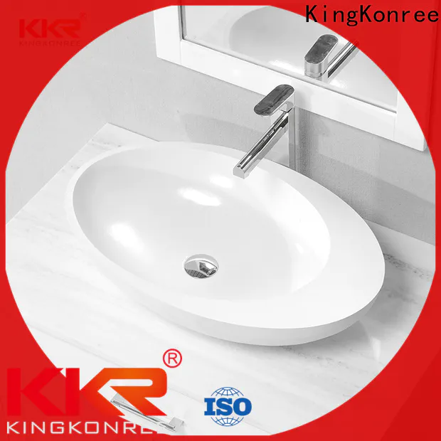 KingKonree best quality above counter bathroom sink bowls design for home