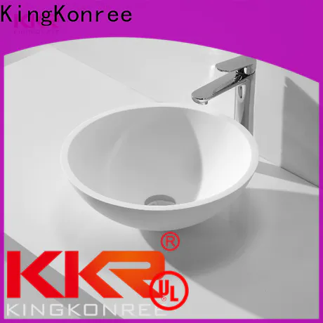 KingKonree above counter vessel bathroom sinks supplier for hotel