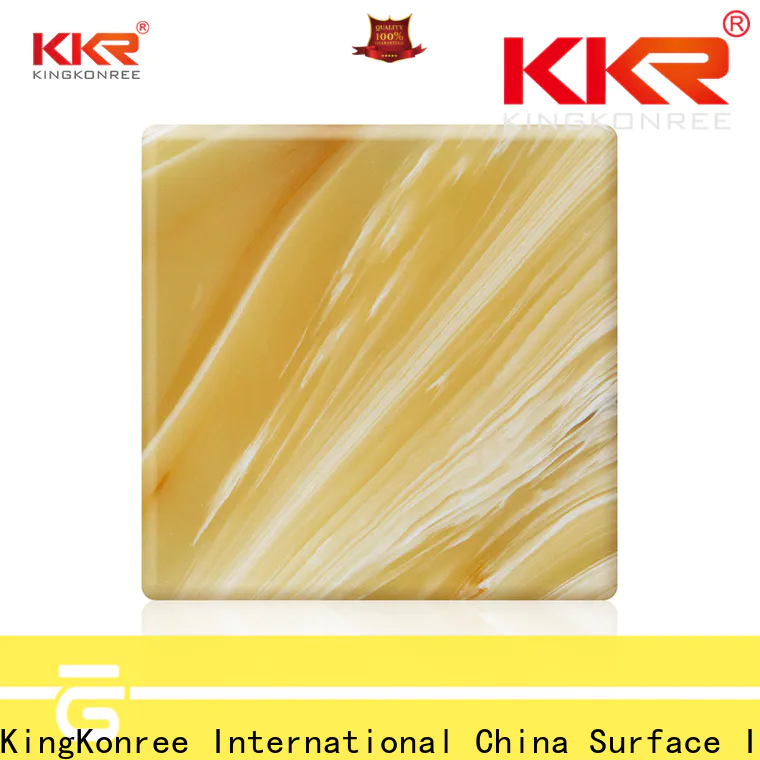 KingKonree quality translucent countertops manufacturer for motel