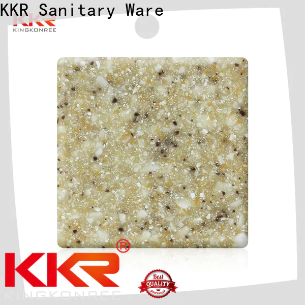 KingKonree solid surface sheets prices manufacturer for restaurant