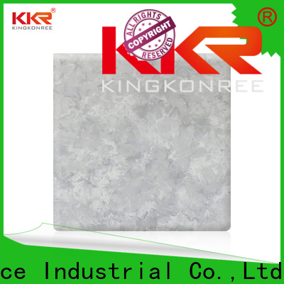 KingKonree artificial discount solid surface sheets customized for hotel