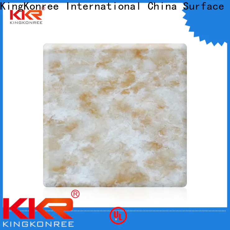 KingKonree durable discount solid surface sheets directly sale for indoors