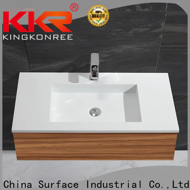 KingKonree small hand basin with cabinet manufacturer for bathroom