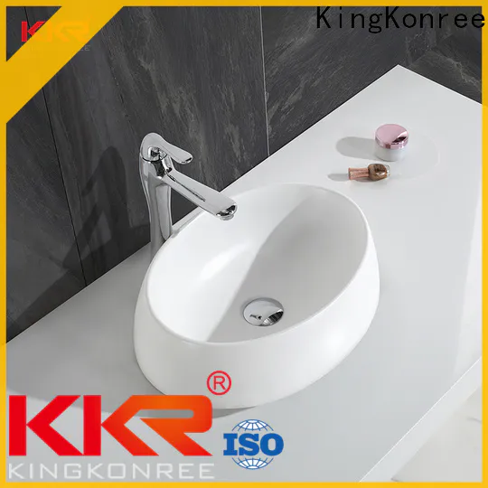 KingKonree rectangle above counter basin at discount for hotel