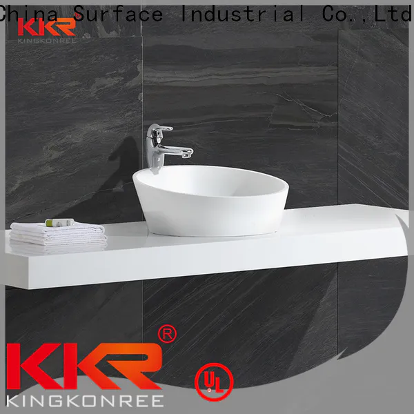 KingKonree excellent above counter basin round supplier for restaurant