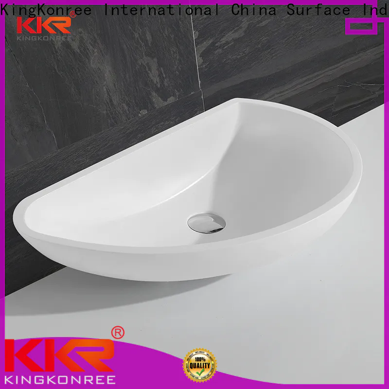 KingKonree marble table top wash basin manufacturer for restaurant