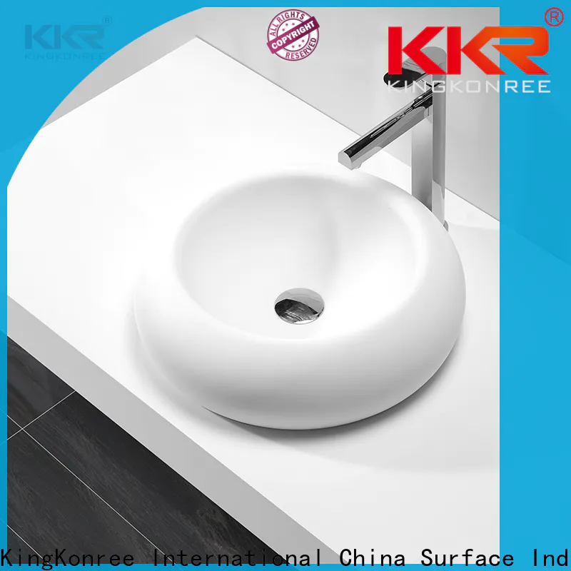 KingKonree elegant small above counter bathroom sinks manufacturer for hotel