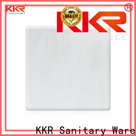 KingKonree black solid surface sheets design for hotel