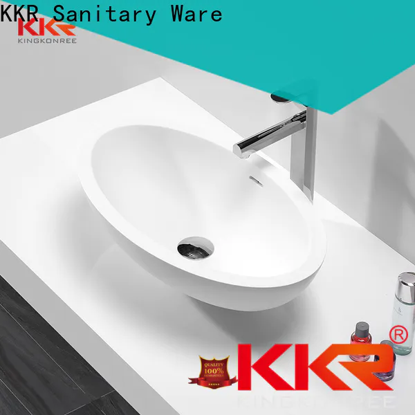 KingKonree above counter bathroom sink vanity at discount for hotel