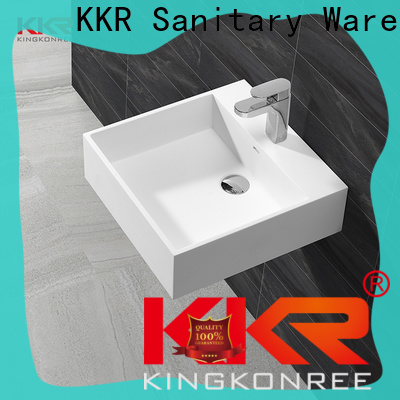 KingKonree 20 inch wall mount sink sink for toilet