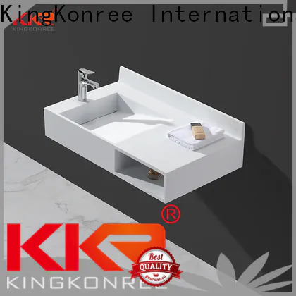 KingKonree concrete wall mount bath sink manufacturer for home