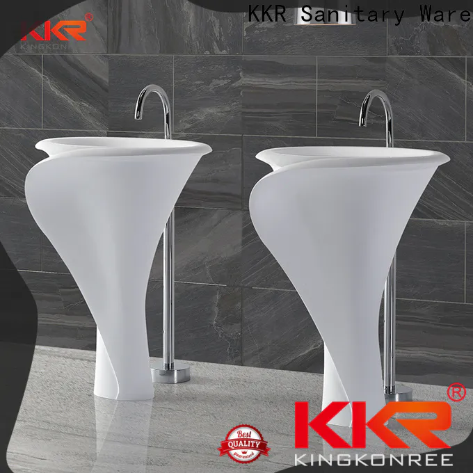 stable freestanding vanity basins design for bathroom