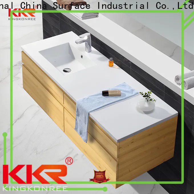 KingKonree elegant freshware cabinet basin supplier for toilet