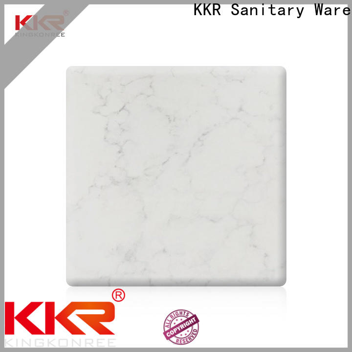 KingKonree black solid surface sheet slabs supplier for hotel