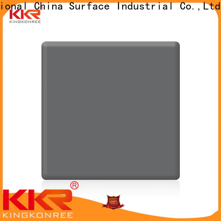 KingKonree modfied acrylic solid surface price manufacturer for home