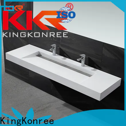 KingKonree wall mounted marble sink supplier for hotel