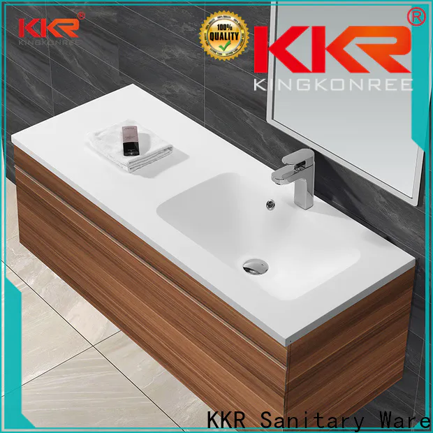 KingKonree small bathroom hand basin cabinets design for motel