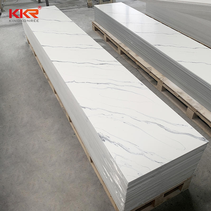 Artificial Marble Texture Pattern Solid Surface Sheet KKR-M8819