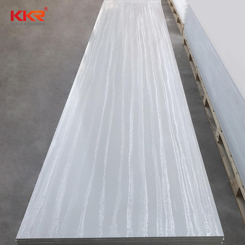Hot Sale Marble Kitchen Countertop Acrylic Solid Surface Sheets Slab KKR-M6813