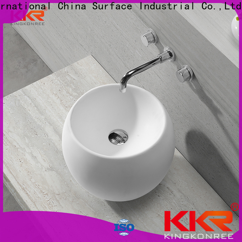 durable above counter vanity basin manufacturer for restaurant