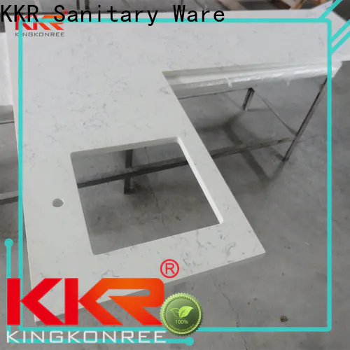 KingKonree solid laminate kitchen worktops factory price for kitchen