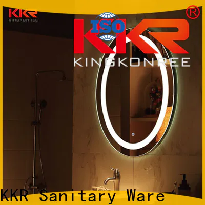 KingKonree solid handled led mirror manufacturer for hotel