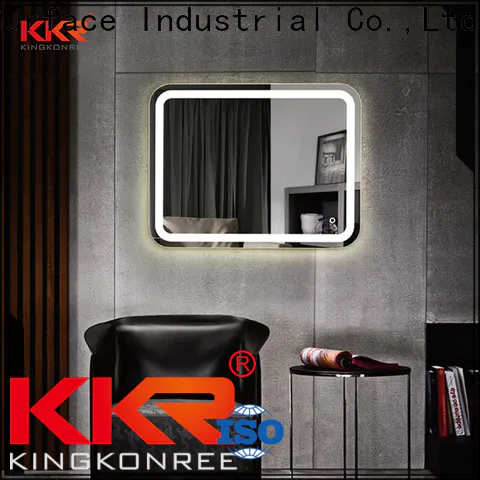 KingKonree led full mirror manufacturer for bathroom