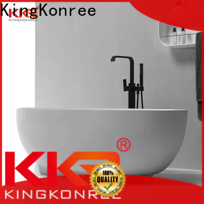 KingKonree overflow most comfortable freestanding bathtubs ODM for shower room