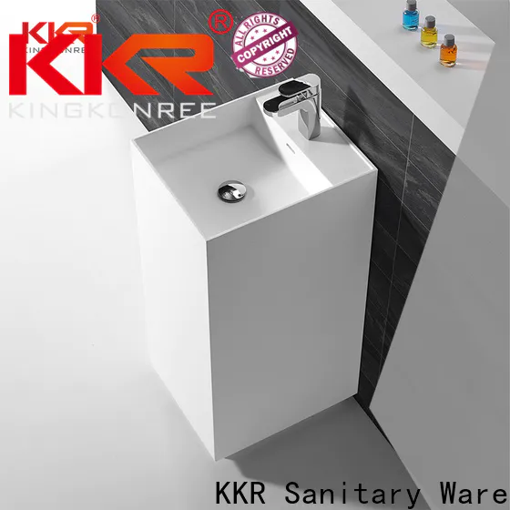KingKonree sturdy freestanding pedestal basin manufacturer for home
