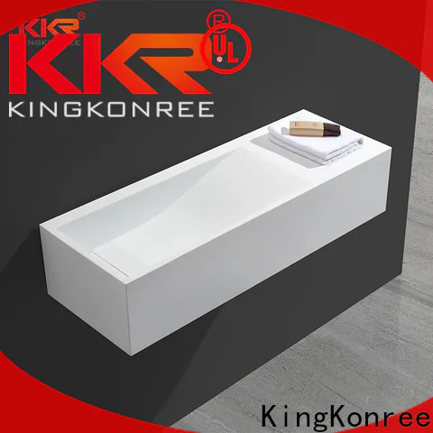 KingKonree rectangle wall hand basin sink for toilet