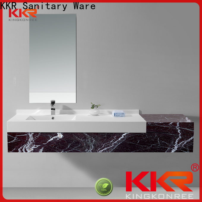 KingKonree basin mirror cabinet sinks for motel