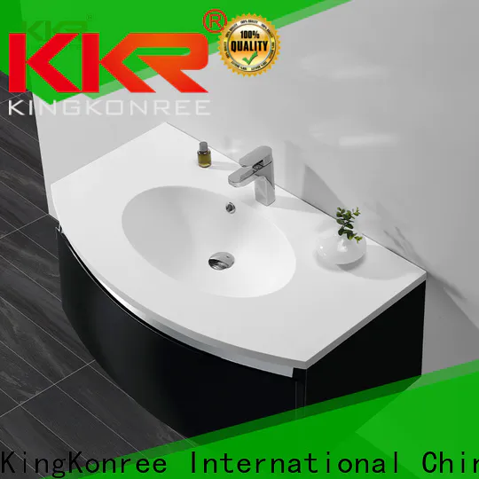 KingKonree resin bathroom cabinet with basin on top manufacturer for bathroom