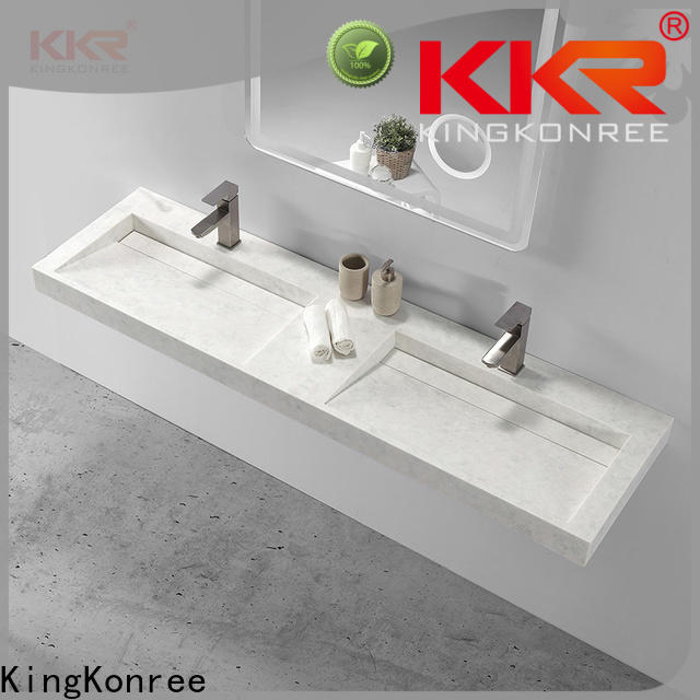 resin basin wall customized for hotel