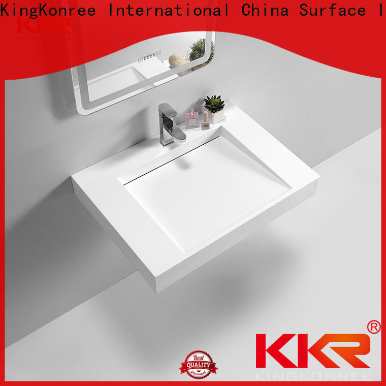 KingKonree small cheap wall hung basin design for toilet