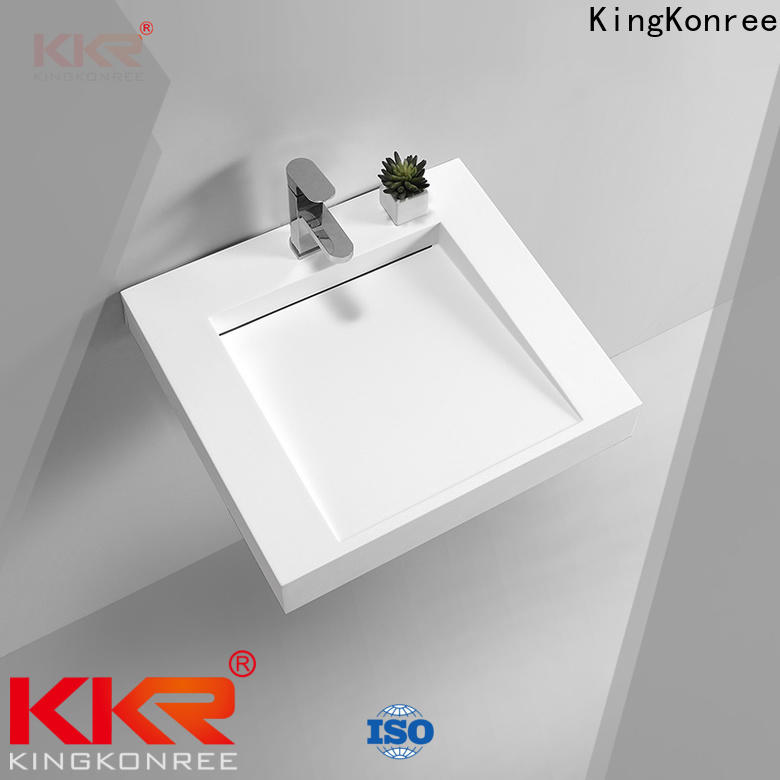 KingKonree 20 inch wall mount sink manufacturer for bathroom