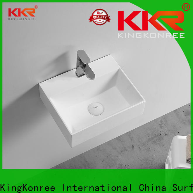 KingKonree black wall sink sink for hotel