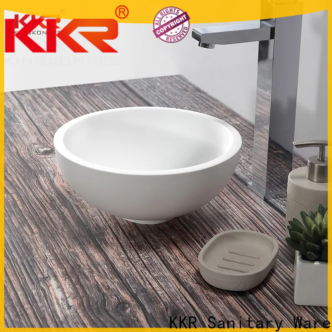 KingKonree bathroom vanity above counter basin customized for hotel