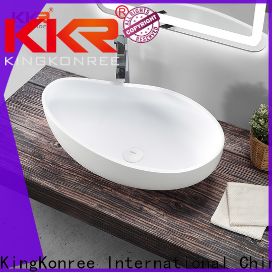 sanitary ware above counter sink bowl design for restaurant