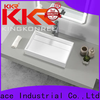 KingKonree standard bathroom sinks above counter basins design for hotel