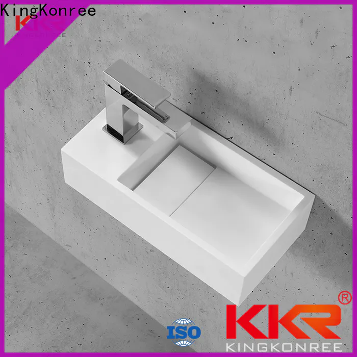 KingKonree fancy small basin wall hung supplier for toilet