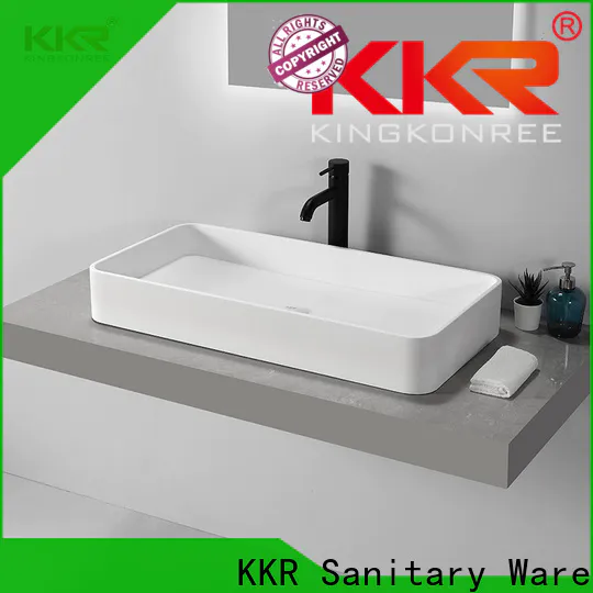 KingKonree durable counter top basins cheap sample for hotel