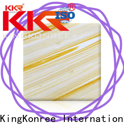 KingKonree translucent solid surface material OEM for motel