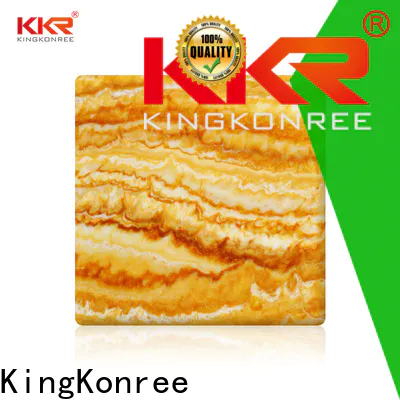 KingKonree translucent solid surface material ODM for hotel