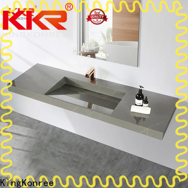 KingKonree wall mount basin supplier for bathroom