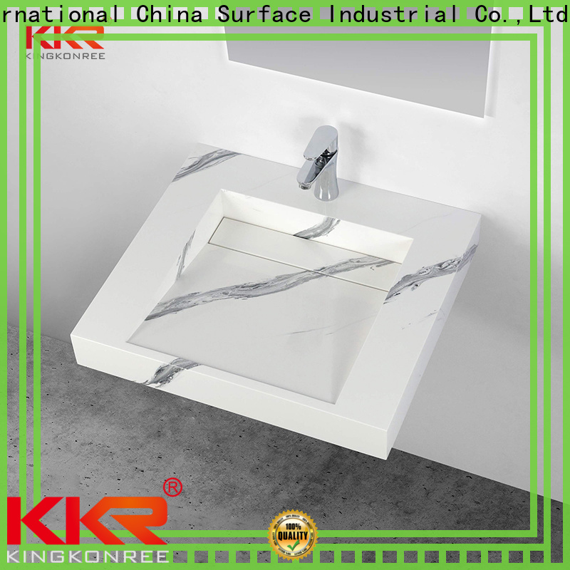 KingKonree classic wall mounted basin bunnings design for bathroom