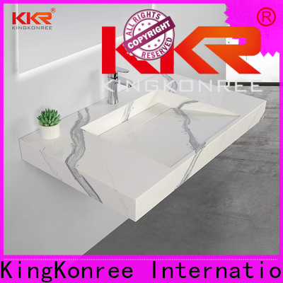 KingKonree highend wall hung basin design for hotel