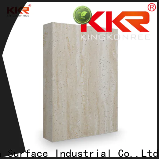KingKonree newly solid surface sheet suppliers manufacturer for indoors