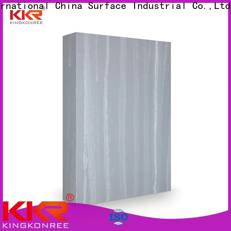 KingKonree hot selling solid surface sheets for sale from China for hotel
