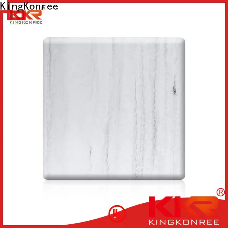 KingKonree newly buy solid surface sheets manufacturer for hotel